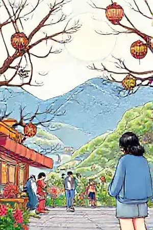 《屋顶上的人》屋顶晚霞封面